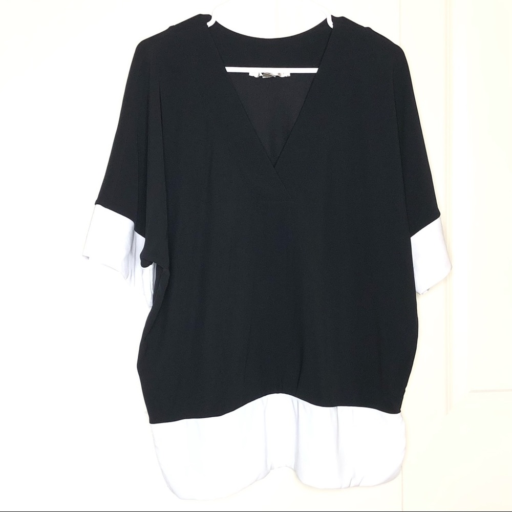 ✅Boston Proper | color block dolman sleeves top